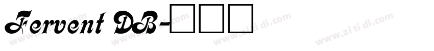 Fervent DB字体转换